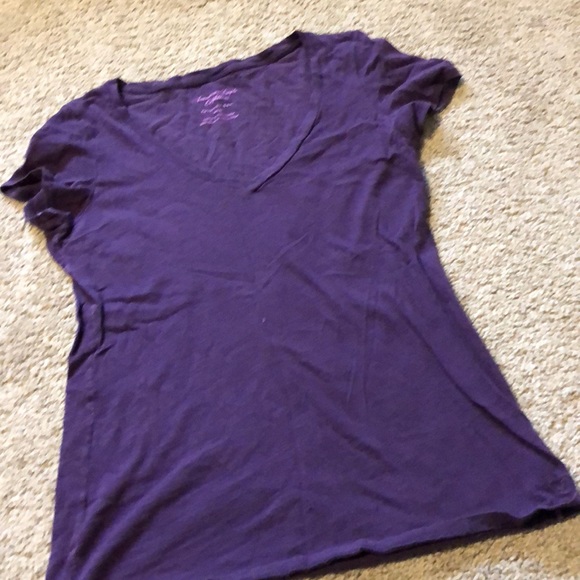 American Eagle Outfitters Tops - American Eagle Outfitters purple favorite tee, med